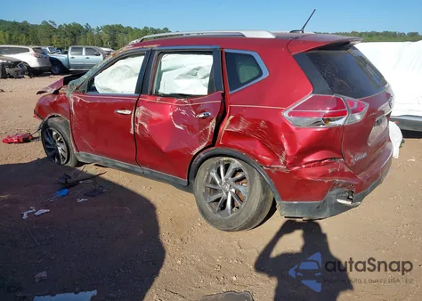 2015 Nissan Rogue Sl из США, поврежденный, VIN 5N1AT2MT5FC775196